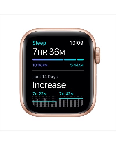 Apple Watch SE 40mm Gold Aluminum Case with Pink Sand Sport Band